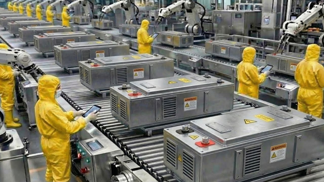 Inside the World’s Largest Grid-Scale Battery Factory | Full Manufacturing Process