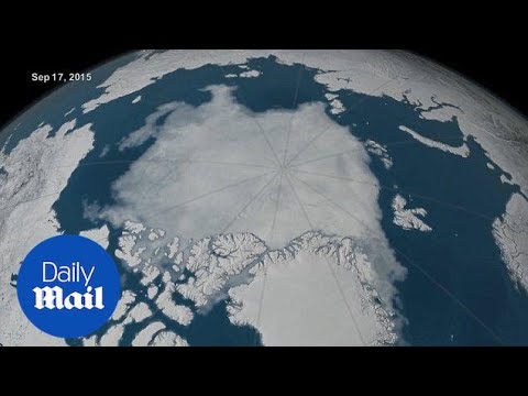 Arctic ice appears to have reached a record low for second year - Daily Mail