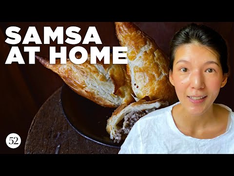 How to Make Super Flaky Samsa at Home | In the Kitchen with Mandy Lee