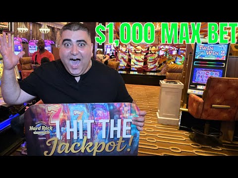 Once in a LIFETIME JACKPOT That SHOCKED the Entire Hard Rock Tampa