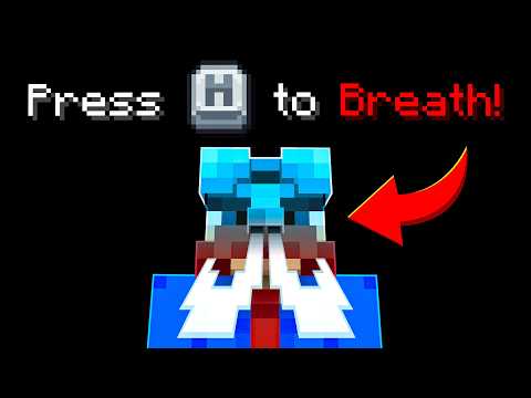 Minecraft, But You Have To Breathe Manually