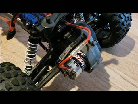 DIY How to Replace Traxxas Titan 12T 550 Motor Engine Remove & Install