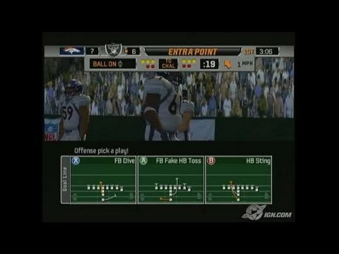 Madden NFL 06 Xbox Gameplay - the way I like it