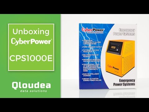 Unboxing CPS1000E - Sistema de Alimentación de Emergencia