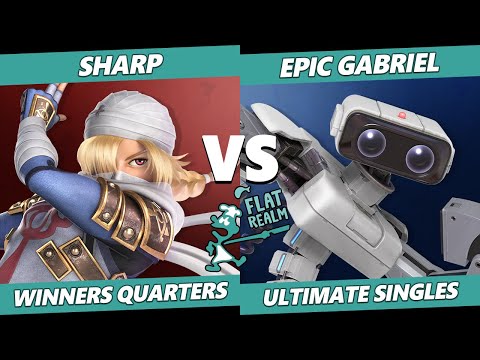 Flat Realm 8 SSBU - NEST | Sharp (Sheik) Vs. Iluz | Epic Gabriel (ROB) Ultimate Winners Quarters