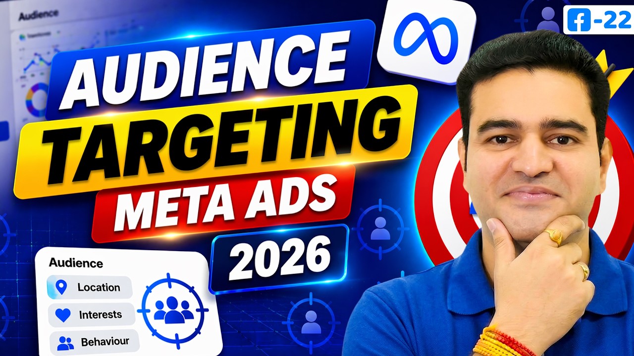 Meta Ads Audience Targeting Complete Tutorial 2026 | #audiencetargeting #metaadscourse