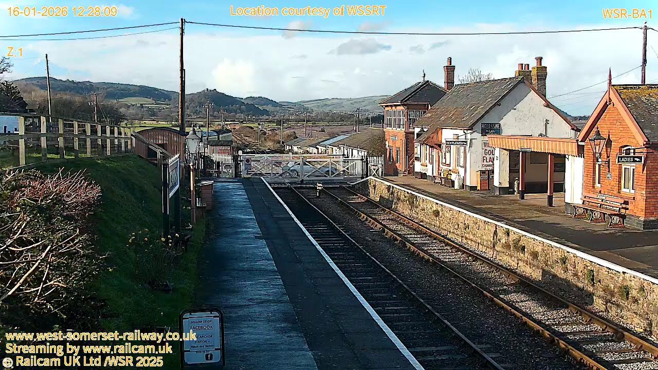 Live webcam view of Blue Anchor Station Live Cam