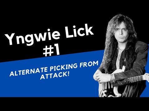 Improve Your Alternate Picking With This Cool Yngwie Lick - Full lesson and tab!