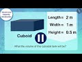 Volume and Capacity | Part 1/2 | English | Class 8