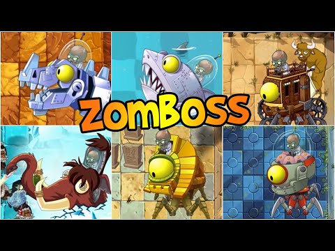 All Zomboss vs All Max Plants - Plants vs Zombies 2 FINAL - Kill All Zomboss