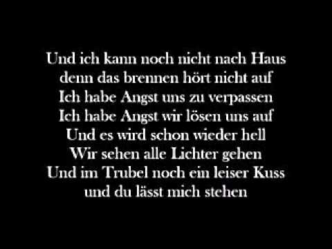 Unter meiner Haut lyrics