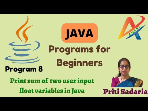 Java Programming Tutorial Printing Sum Of User Input Float Variables Interactive Coding