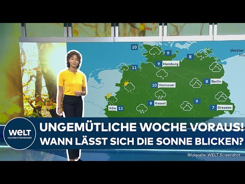 WETTER: Grau, nass und kalt! Tiefdruckgebiet entfaltet Herbststimmung in ganz Deutschland
