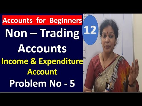 1 Non Trading Accounts Introduction