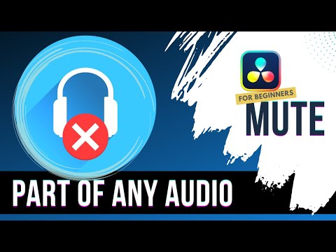 2 Ways to MUTE Part of any AUDIO in DaVinci Resolve