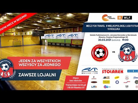 Mecz 10 kolejki II WLF; KS Futsal Rawicz vs KKF Automobile Torino Konin