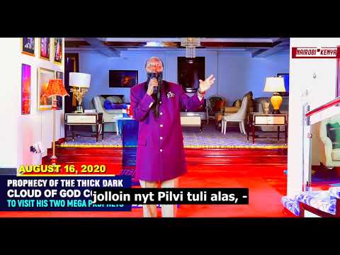 PROFETIA: JUMALAN TUMMA PAKSU PILVI TULEE VIERAILEMAAN HÄNEN KAHDEN MEGA PROFEETTANSA LUONA