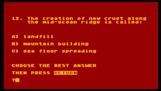 Earth Science - Part One: The Changing Earth for the Atari 8-bit family