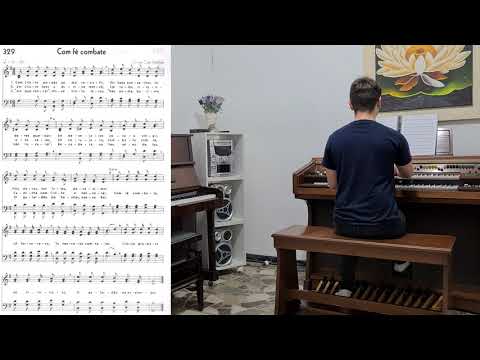 Hinário 5 CCB - Meia-Hora - Hino 329 - Com fé combate - Órgão Yamaha E5ar