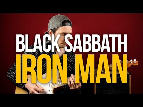 Как играть Blaсk Sabbath Iron Man - Уроки игры на гитаре Первый Лад