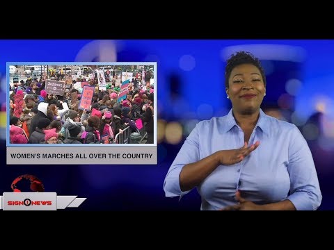 Women’s marches all over the country (ASL - 1.19.19)
