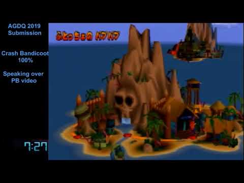 Crash Bandicoot 100% AGDQ 2019 Submission (Commentated Speedrun)