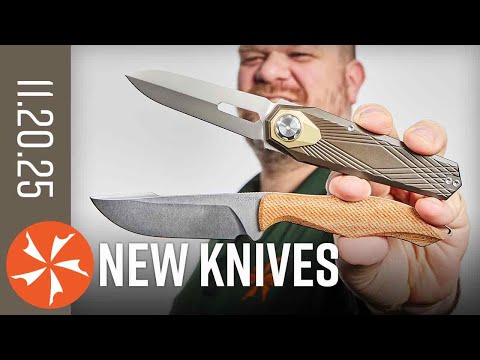 Not As Pricey As You’d Think - New Knives November 20th, 2025 at KnifeCenter