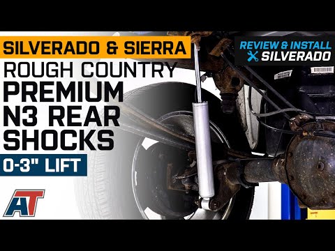 2007-2018 Silverado & Sierra Rough Country Premium N3 Rear Shocks for 0-3 in. Lift Review & Install