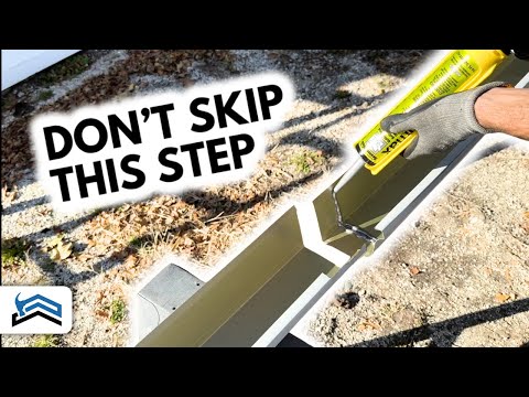 How To Connect Two Gutters Together | Watertight Seal