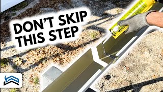 How To Connect Two Gutters Together | Watertight Seal