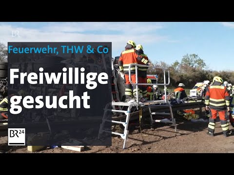 Nachwuchssorgen bei Feuerwehr, THW und Co - Freiwillige gesucht | mehr/wert | BR24