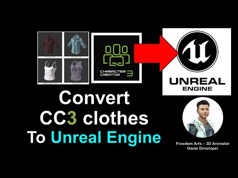 Character Creator 3 Clothes to Unreal Engine - CC3 UE5 Tutorial