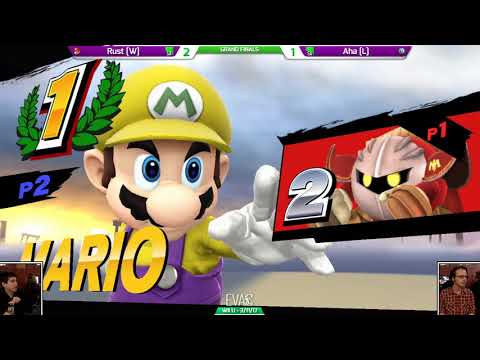 EVAC 3/11/17 - Smash 4 - ESG | Aha (Marth/Meta Knight) vs Rust (Mario) - Grand Finals