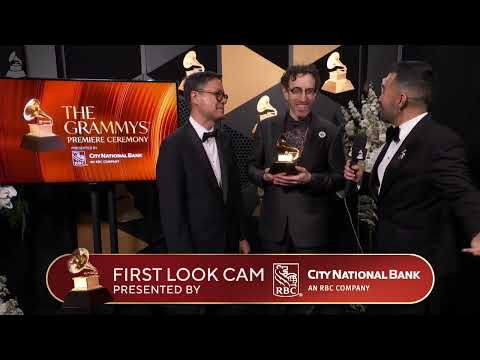 ALAN PIERSON & ALARM WILL SOUND Checks In At The City National Bank "First Look" Cam | 2026 GRAMMYs