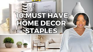10 Staple Home Decor Pieces With Decorating Ideas || Home Decor Must Haves For 2025