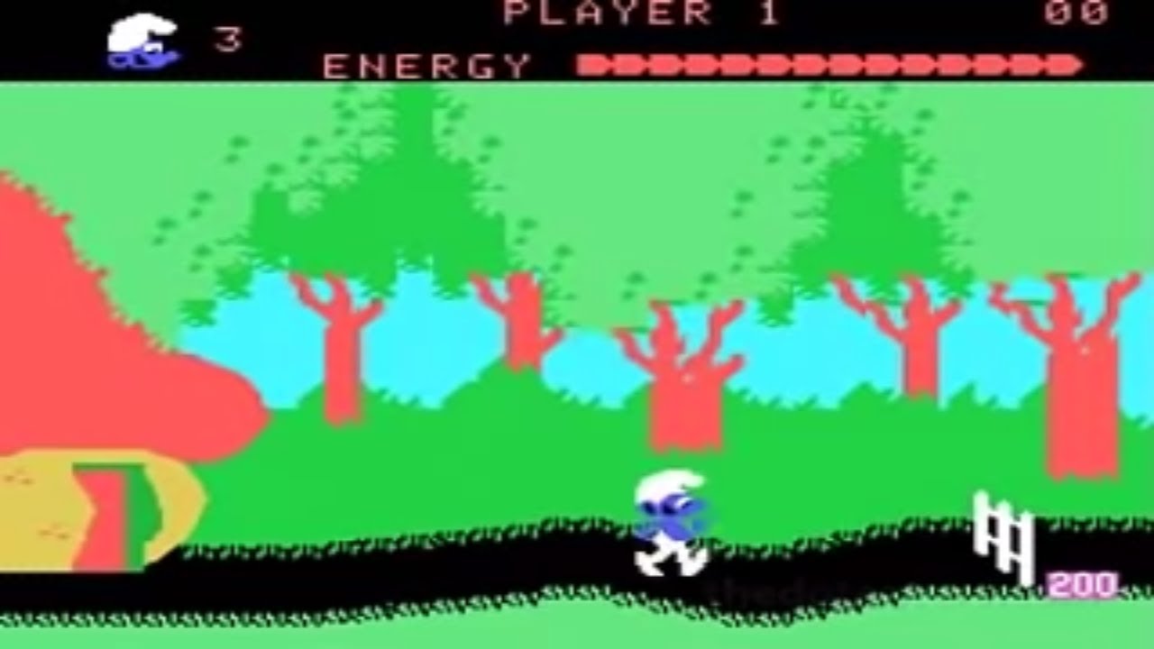 Smurf Rescue in Gargamel's Castle - ColecoVision (Coleco 1982) - YouTube