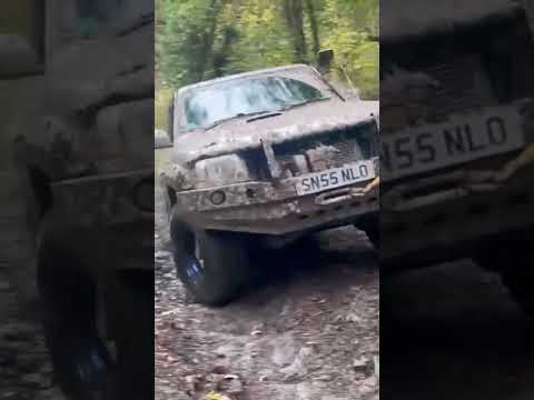 Eating up slate lane #wales#offroad#nissanpatrol#4wd