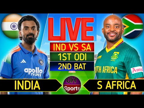 🔴 Live: India vs South Africa 1st ODI Match | Live Cricket Match Score & commentary, IND vs SA, SAIn