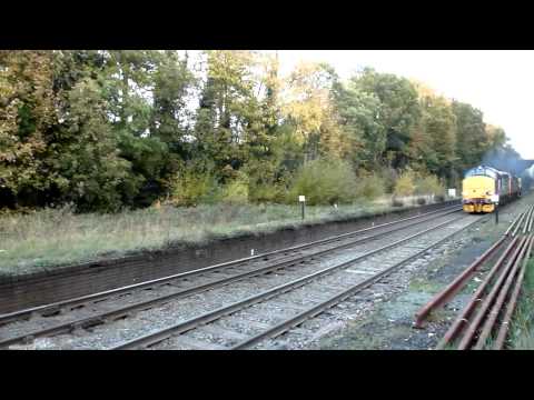 37423+37601 @ sutton park working flasks nov 1st 2011