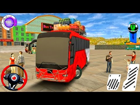 Uphill Bus Simulator 3D Game; City Coach Bus Simulator Game 2026 - Real Android Gameplay