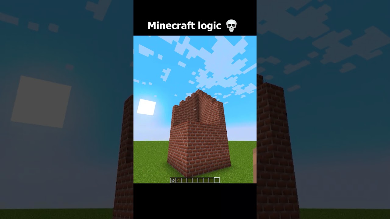 Minecraft LOGIC? 🤔 #minecraft #shorts