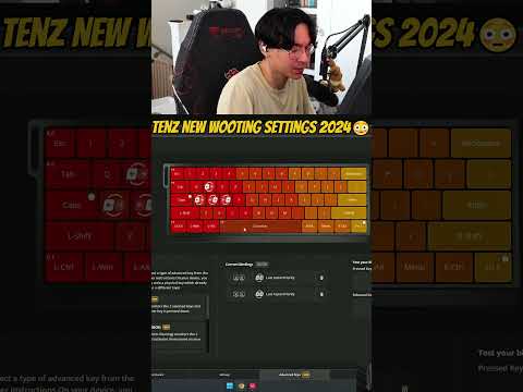 TenZ New wooting settings 2024😳