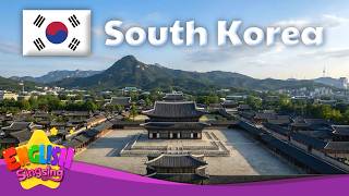 🌍South Korea: Capital, Flag, Landmark & Culture - World Vocab for Kids