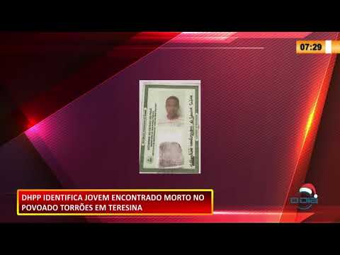 Departamento de Homicídios identifica corpo de jovem encontrado morto no povoado Torrões 22 12 202