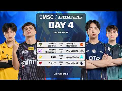[LIVE] | MSC AT EWC Group Stage Day 4 | (ENG)