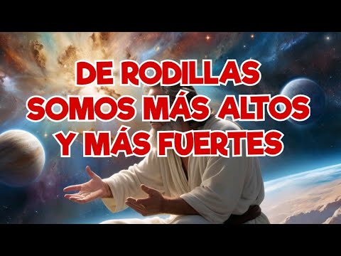 De rodillas somos más altos y más fuertes!!!!