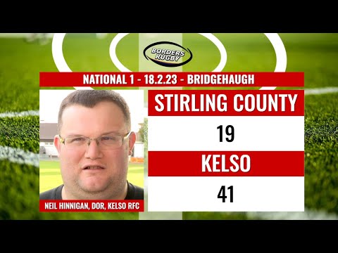 RUGBY REPORT - STIRLING COUNTY 19-41 KELSO - NATIONAL 1