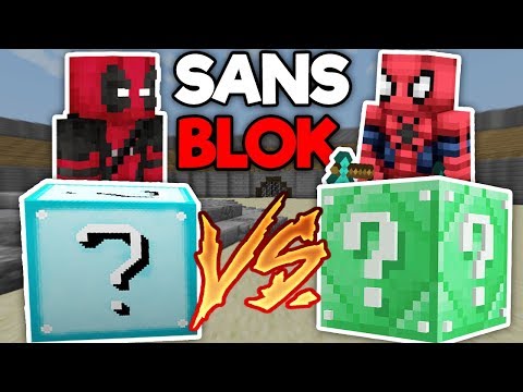 ELMAS VS ZÜMRÜT ŞANS BLOKLARI KAPIŞMASI - Minecraft