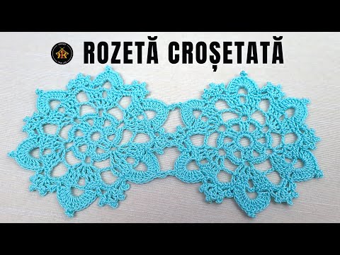 Cum crosetam rozete - perfecte pentru a crea bluze, maiouri, rochite, fuste