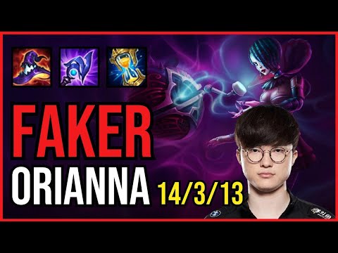 FAKER - ORIANNA vs. LUCIAN Mid | KR GRANDMASTER | PATCH 11.2